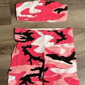 tna pink camo set